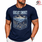 Great Smoky Mountain T-Shirt Vintage Wildflower Hiking Unisex Nature Apparel Tee