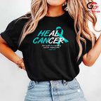 Heal Cancer Awareness Fall Tee Unisex Supporter Hope Healing Gift For All