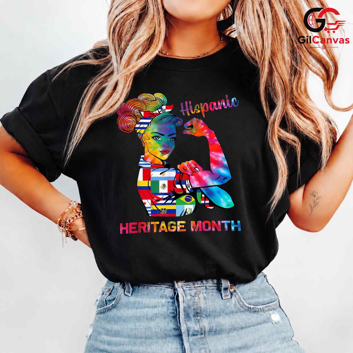 Hispanic Heritage Month Shirt Unisex Colorful Celebration Gift Idea For Women