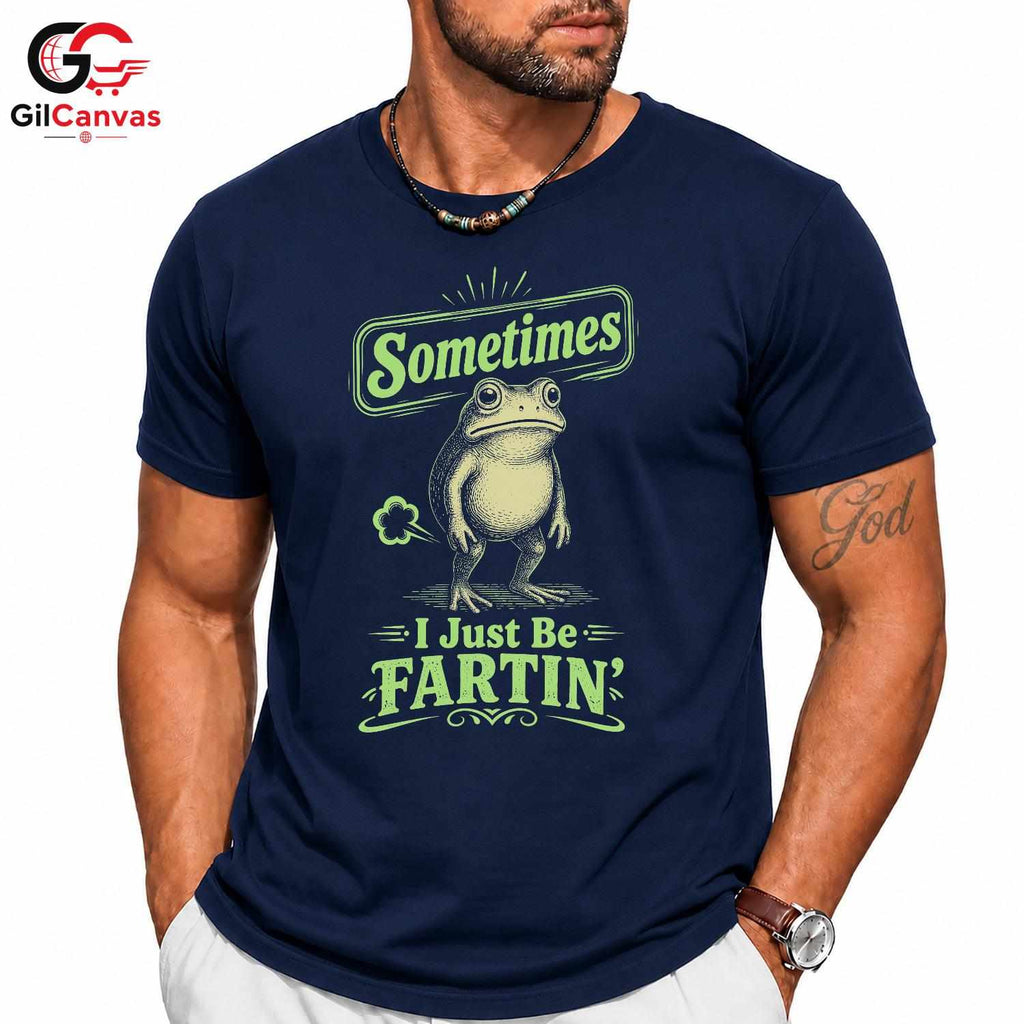 Humorous Nature Frog T-Shirt Men Women Perfect Casual Wear Animal Graphic Shirt