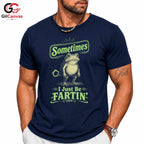 Humorous Nature Frog T-Shirt Men Women Perfect Casual Wear Animal Graphic Shirt