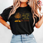 Inspirational Be Kind Fall Tee Unisex Perfect Autumn Event Gift For Friends