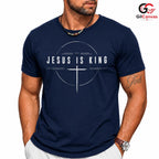 Jesus King Christian Faith Tee Unisex Everyday Spiritual Style Religious T-Shirt