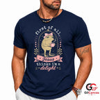 Jesus Thinks Im Delight T-Shirt Grumpy Toad Coffee Lover Unisex Graphic Apparel