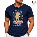 Jesus Thinks Im Delight T-Shirt Grumpy Toad Coffee Lover Unisex Graphic Apparel