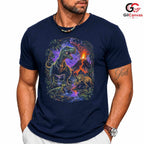 Kids Dinosaur Graphic T-Shirt Rex Triceratops Adventure Lover Boys Girls Tee