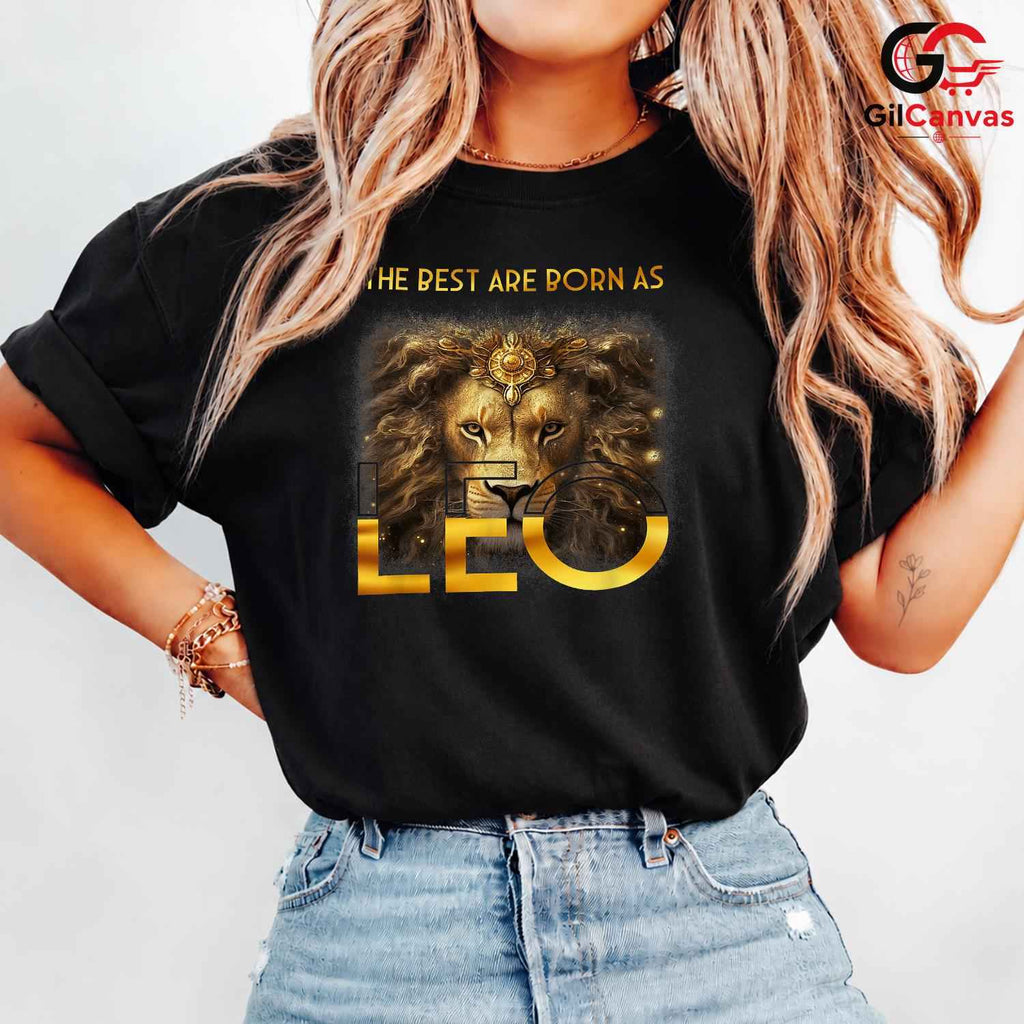 Leo Zodiac Astrology Tee Shirt Unisex Perfect Birthday Gift Idea For Fans