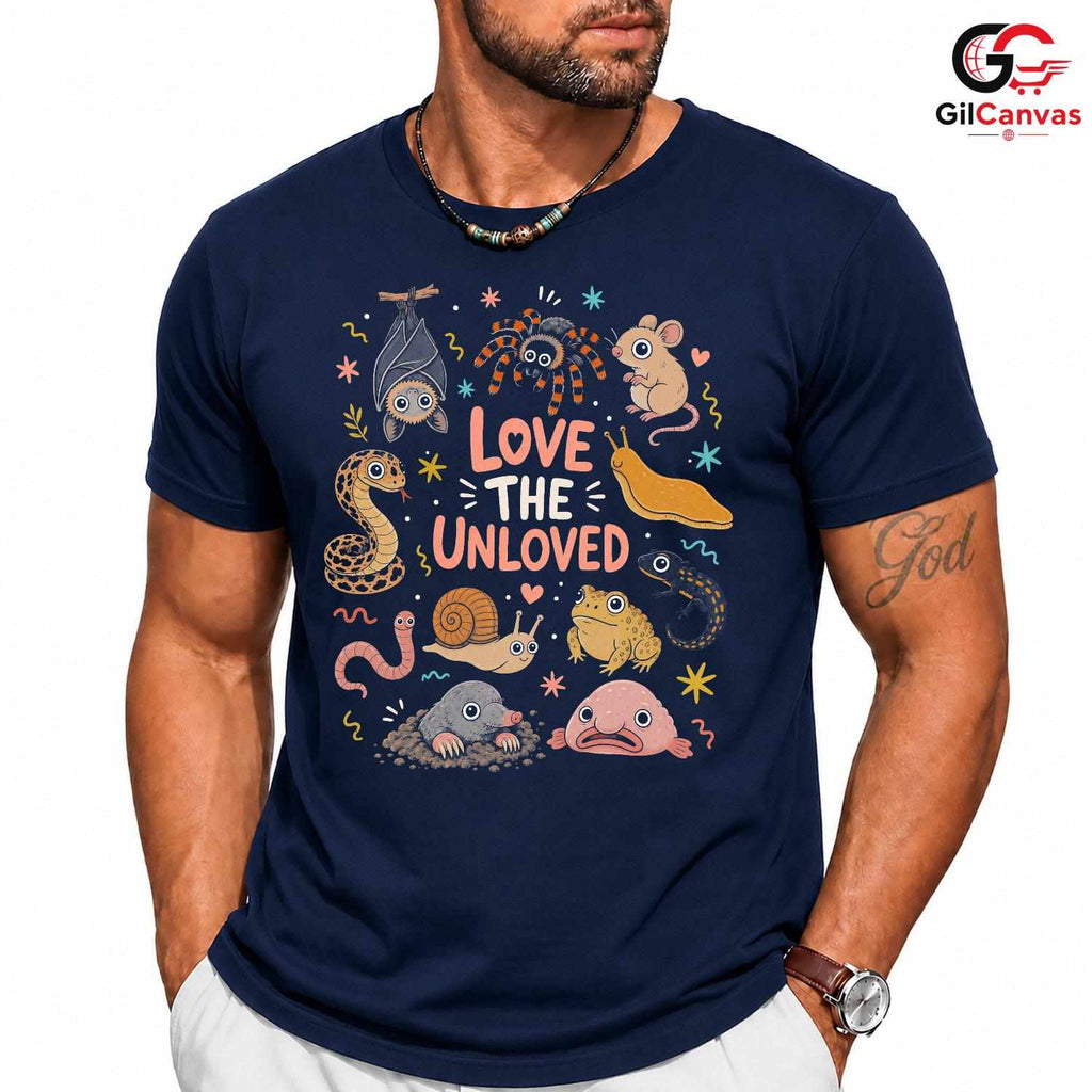 Love The Unloved Animal T-Shirt Cute Wildlife Nature Unisex Graphic Apparel