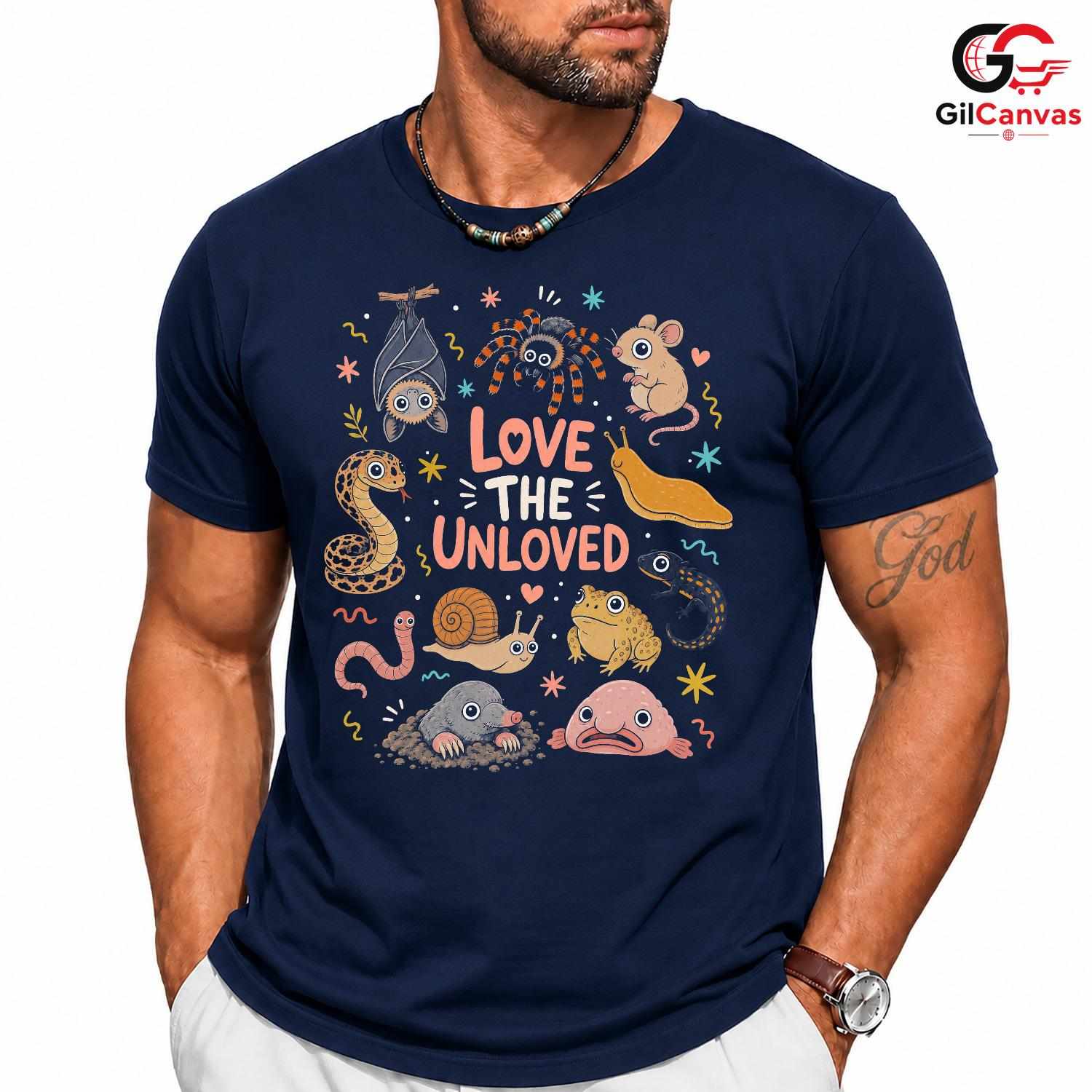 Love The Unloved Animal T-Shirt Cute Wildlife Nature Unisex Graphic Apparel