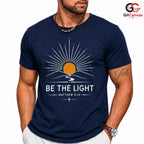 Matthew 5 14 Scripture T-Shirt Be The Light Mountain Unisex Christian Faith Tee