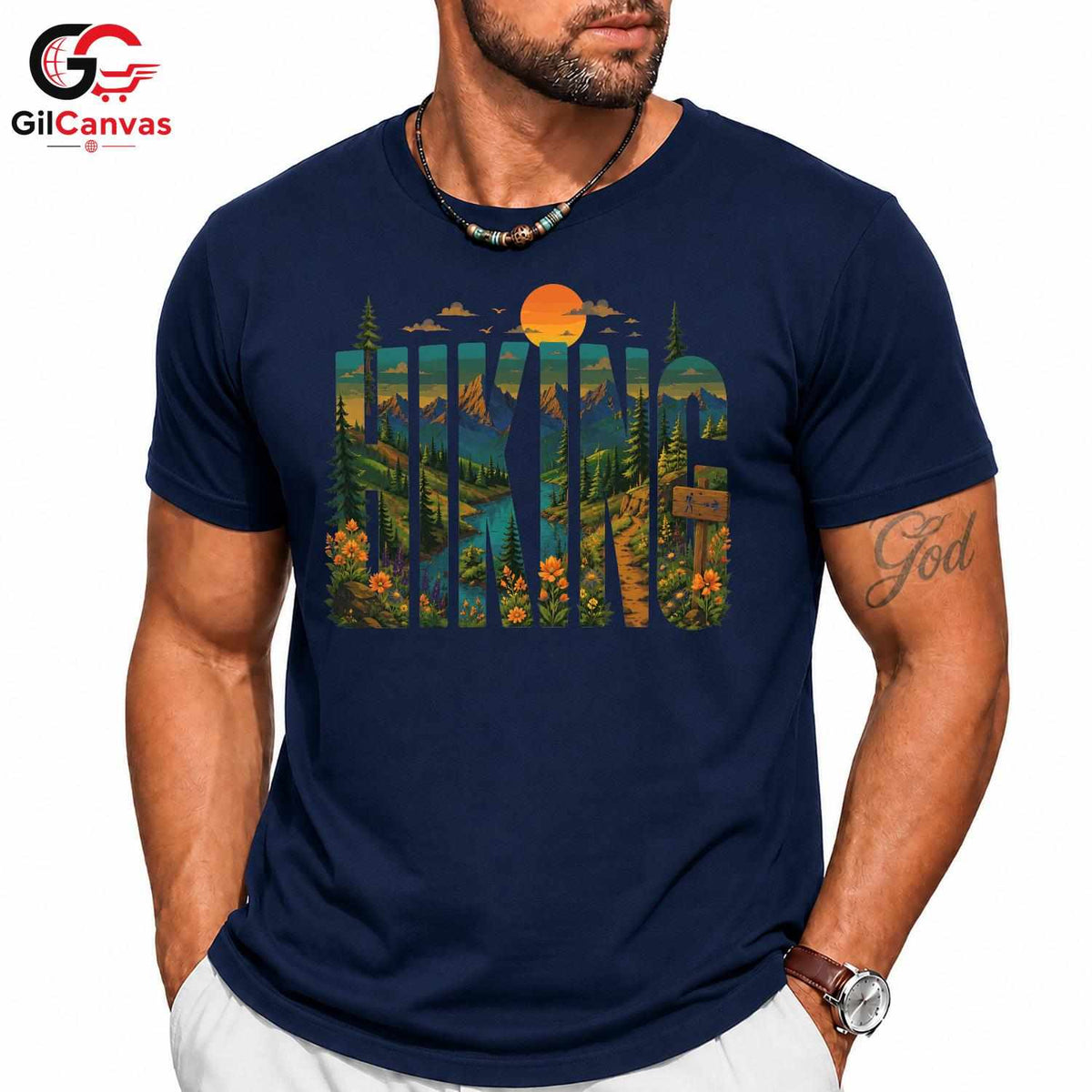 Mountain Hiking Graphic Tee Outdoor Activity Adventure Wear Unisex Gift Idea
