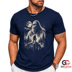 Mythical Bigfoot Halloween T-Shirt Nature Adventure Lover Unisex Graphic Tee