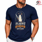 Penguin With Knife Humor T-Shirt Dark Comedy Gift Unisex Graphic Apparel Tee