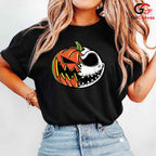 Pumpkin Skull Halloween T-Shirt Unisex Spooky Fun Event Gift Kids And Adults