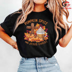 Pumpkin Spice Coffee T-Shirt Unisex Perfect Fall Celebration Enthusiast Gift