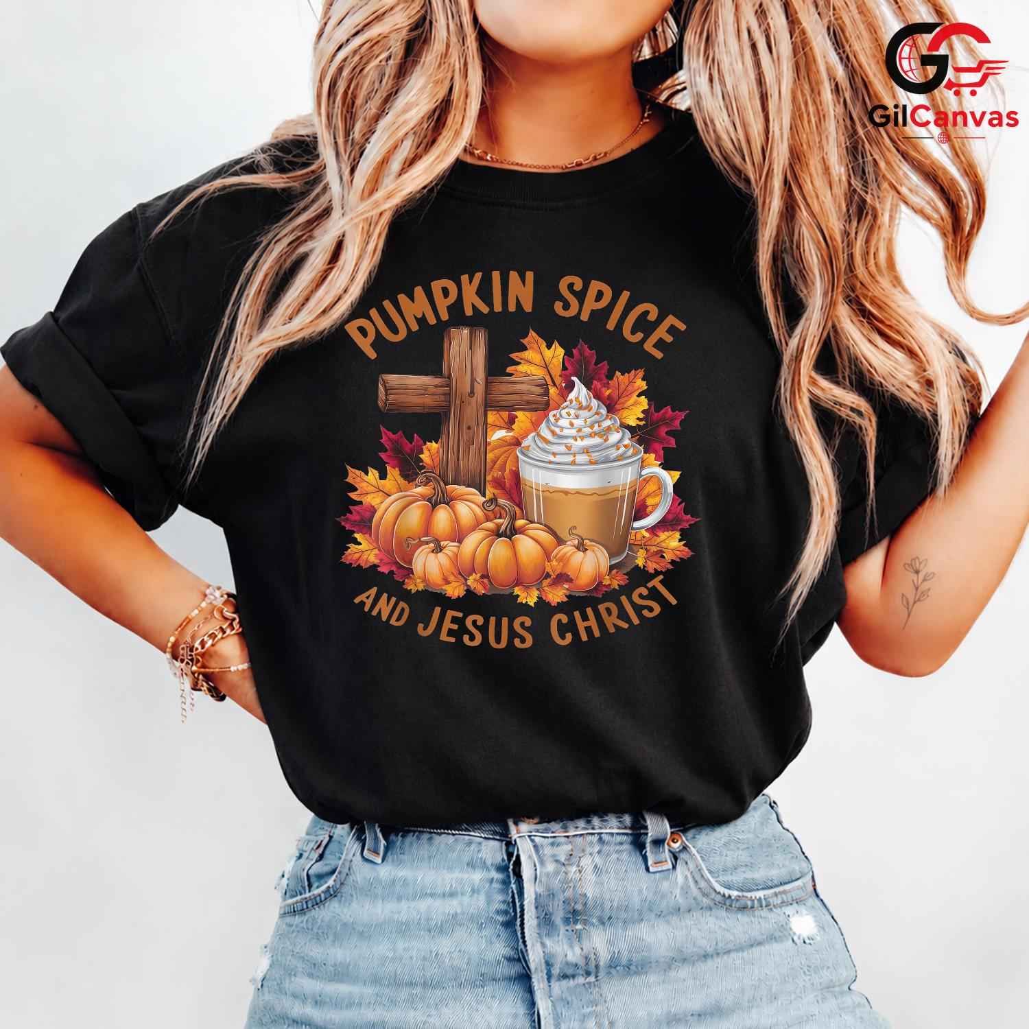 Pumpkin Spice Coffee T-Shirt Unisex Perfect Fall Celebration Enthusiast Gift