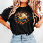 Pumpkin Tree Fall Themed Shirt Unisex Perfect Autumn Lover Gift For Adults