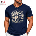 Punk Chihuahua Graphic T-Shirt Cute Animal Pet Lover Unisex Birthday Gift
