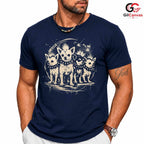 Punk Chihuahua Graphic T-Shirt Cute Animal Pet Lover Unisex Birthday Gift