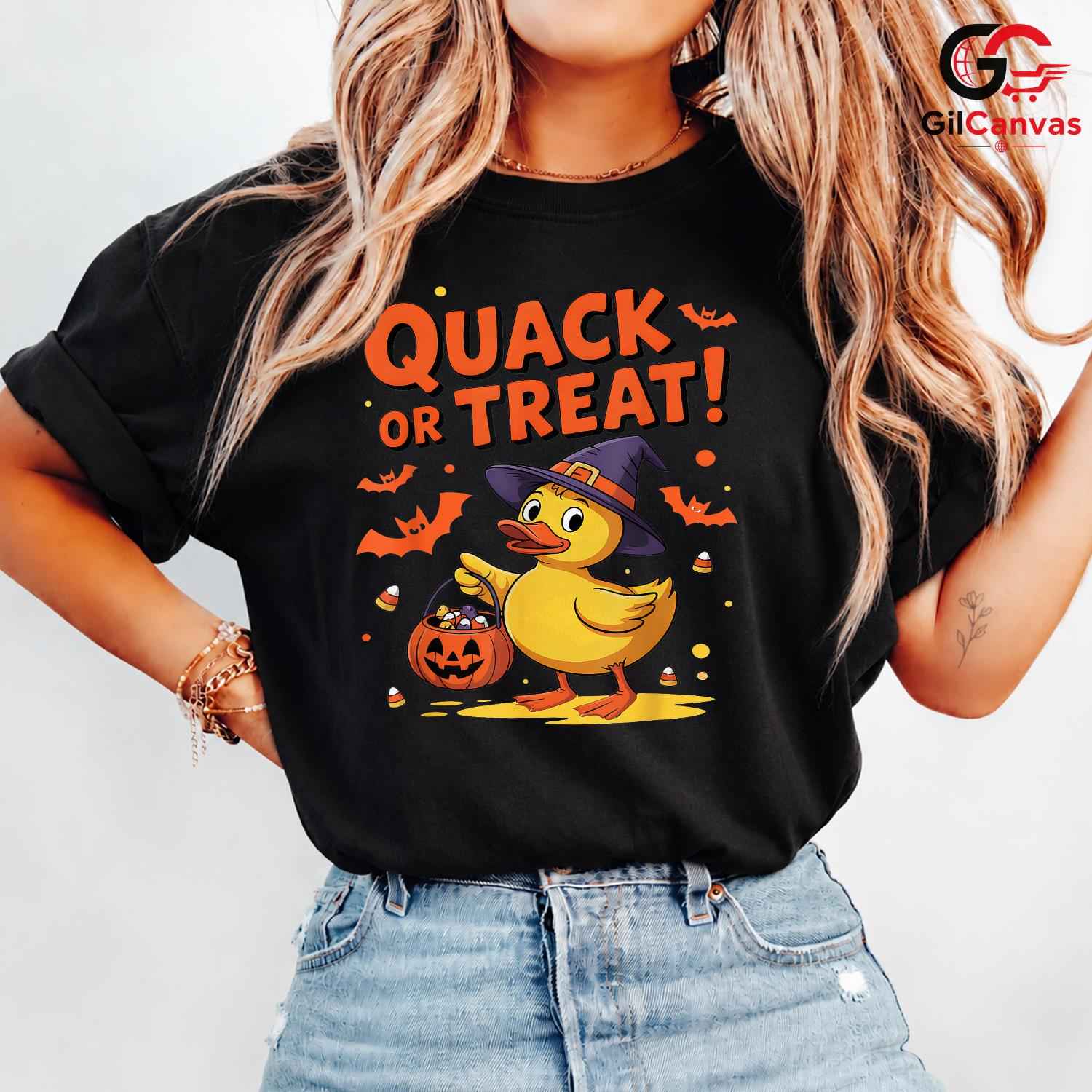 Quacking Duck Halloween T-Shirt Unisex Fun Trick Or Treat Gift Idea For Kids