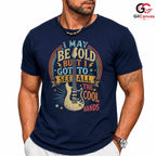 Saw Cool Bands Guitar T-Shirt Funny Retro Rocker Unisex Birthday Gift Apparel