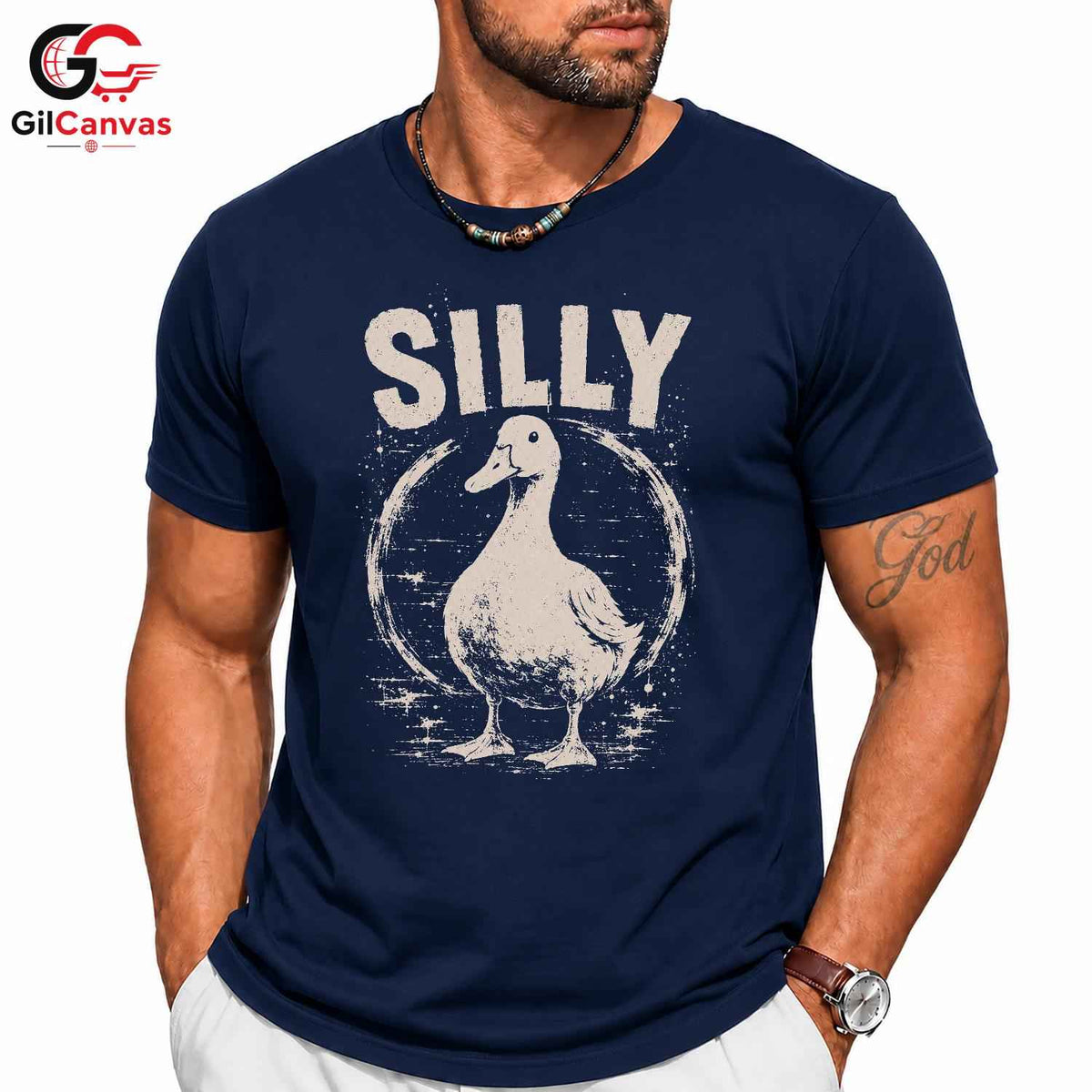 Silly Duck Quote T-Shirt Funny Humor Gift For Kids Unisex Fun Graphic Shirt