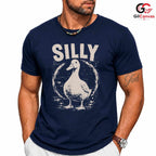 Silly Duck Quote T-Shirt Funny Humor Gift For Kids Unisex Fun Graphic Shirt