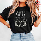 Skeleton Design Halloween T-Shirt Unisex Funny Spooky Party Gift For Kids