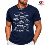 Skeleton Fossil Dinosaur Shirt Paleontology Science Unisex Birthday Gift Tee