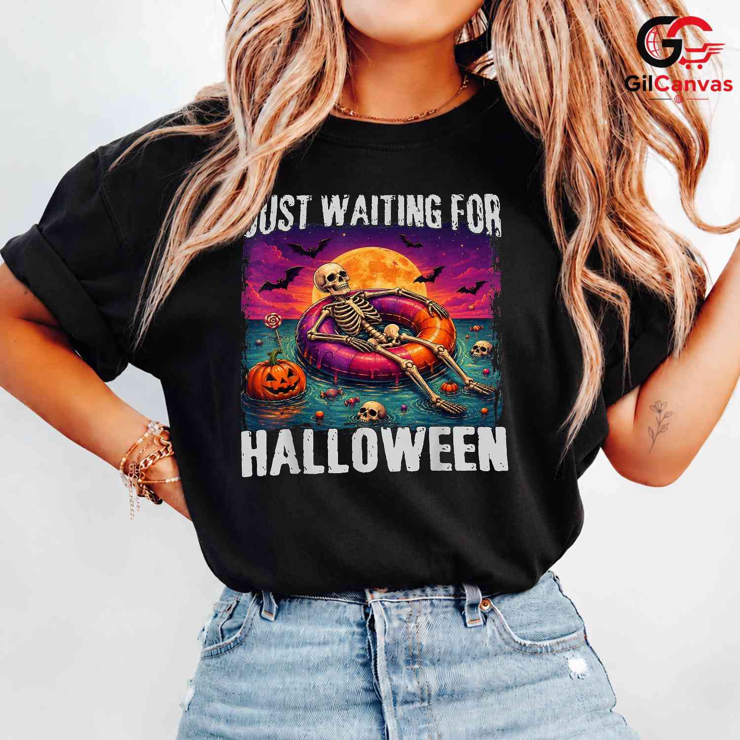 Skeleton Spooky Season T-Shirt Unisex Perfect Halloween Event Gift For Adults