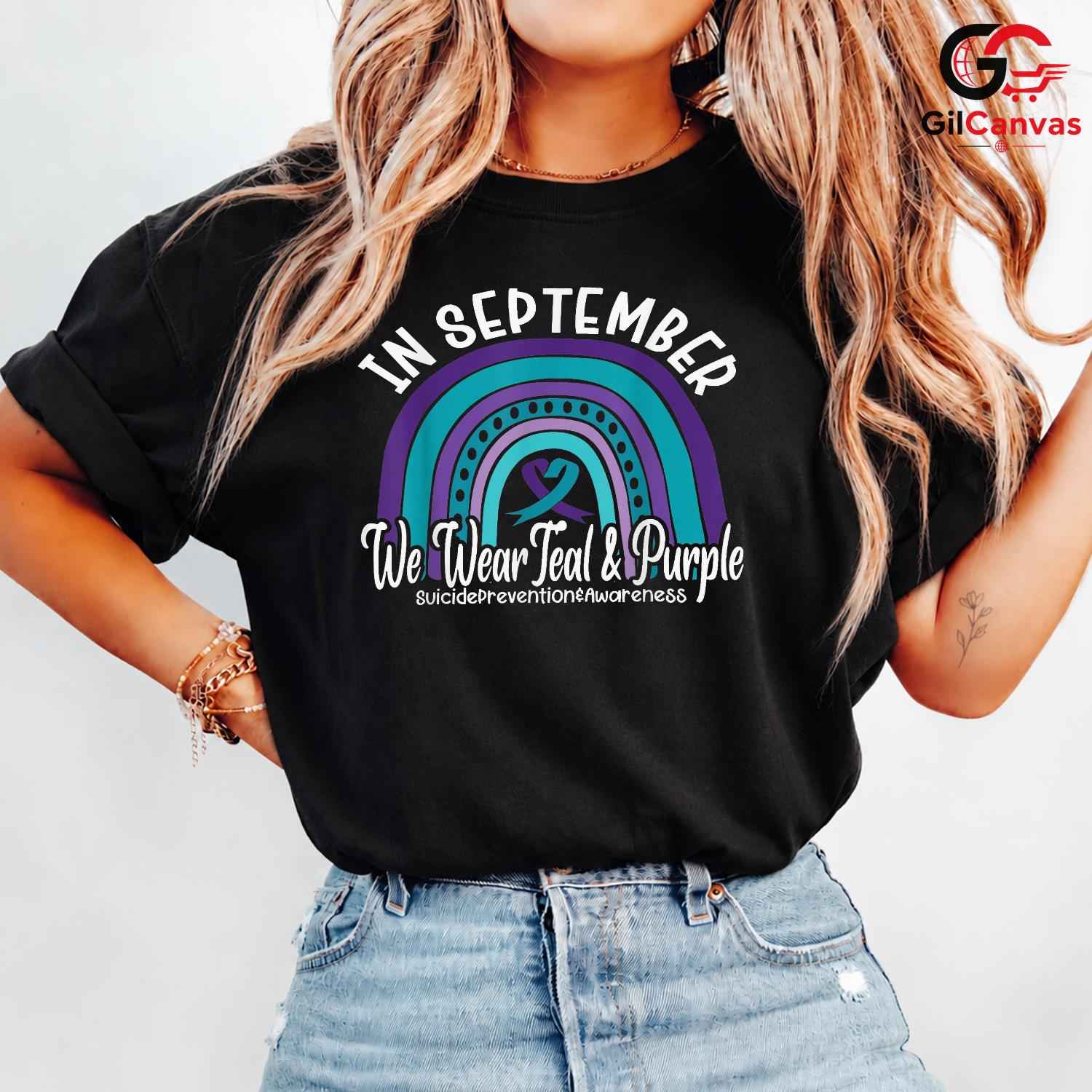 Suicide Prevention Event Shirt Unisex Awareness September Support Gift All Ages