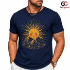Sunshine Mountain Graphic T-Shirt Nature Adventure Unisex Personalized Tee