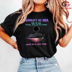 Total Solar Eclipse T-Shirt Unisex Astronomy Event Gift Space Lovers Men