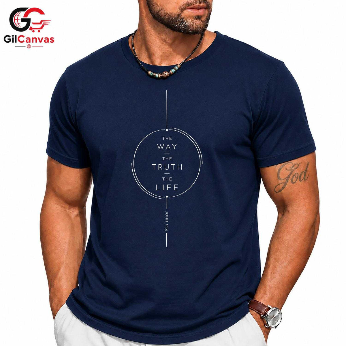 Way Truth Life T-Shirt Custom Quote Faith Event Religious Wear Men Women Tee