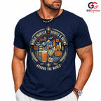World Traveler Beer T-Shirt Unisex International Adventure Fun Graphic Apparel