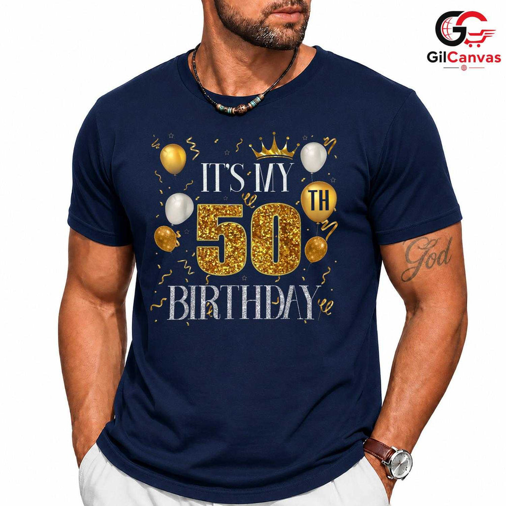 50th Birthday Party Tee Shirt Unisex Fun Celebration Gift Idea For Him Or Her