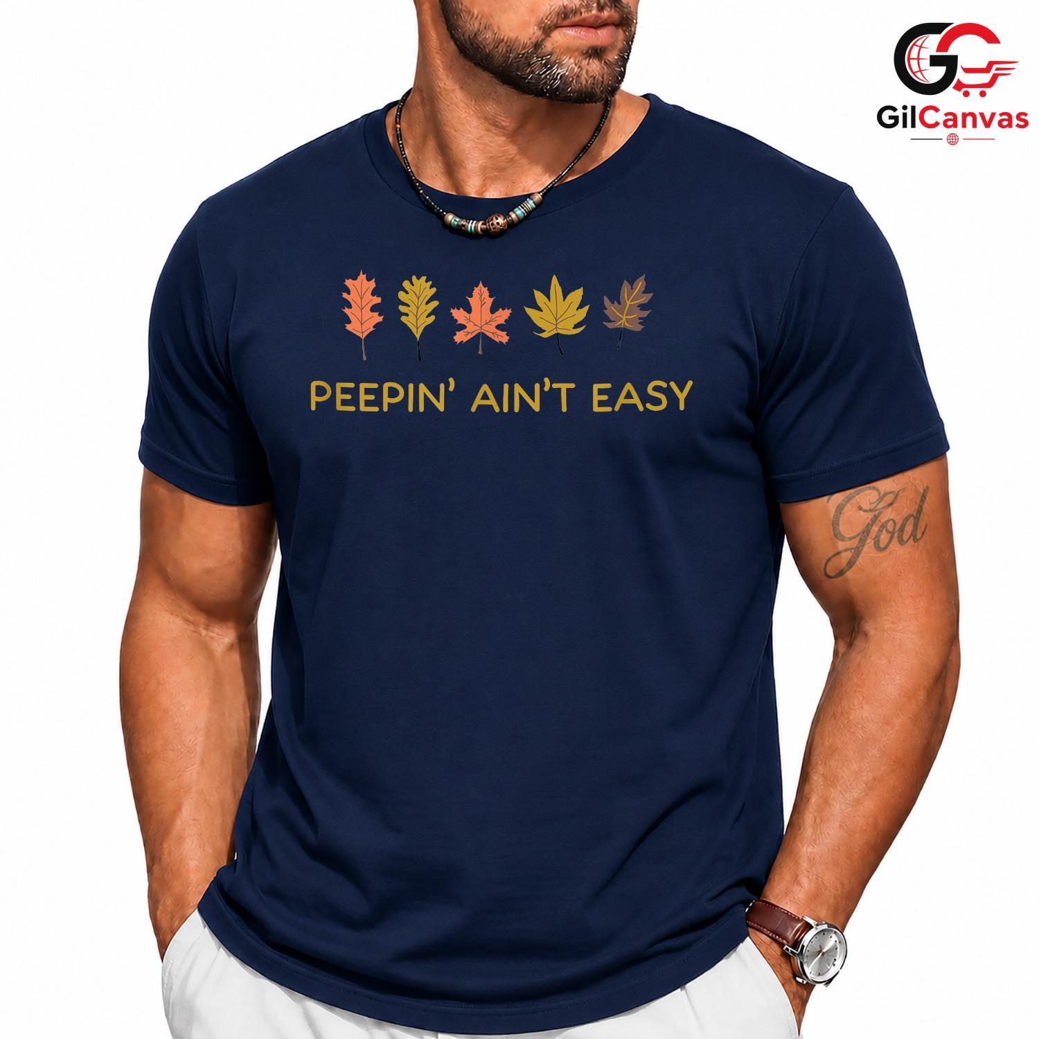 Autumn Leaf Design T-Shirt Unisex Perfect Fall Nature Lover Festival Gift