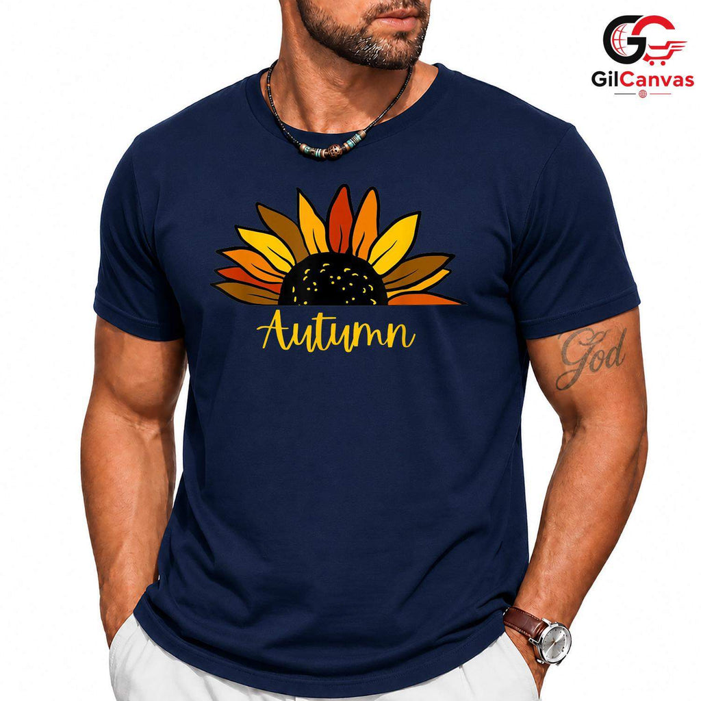 Autumn Sunflower Nature Shirt Unisex Perfect Fall Celebration Gift For All