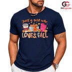 Autumn Vibes Girl T-Shirt Unisex Cute Fall Season Perfect Gift Idea Teens