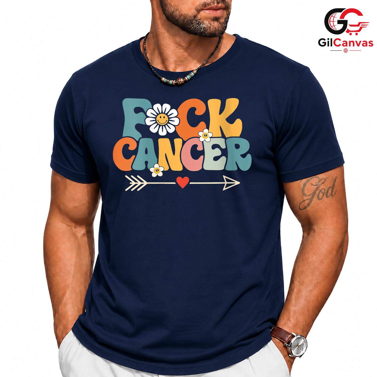 Beat Cancer Awareness Tee Shirt Unisex Floral Design Supporter Gift For Adults