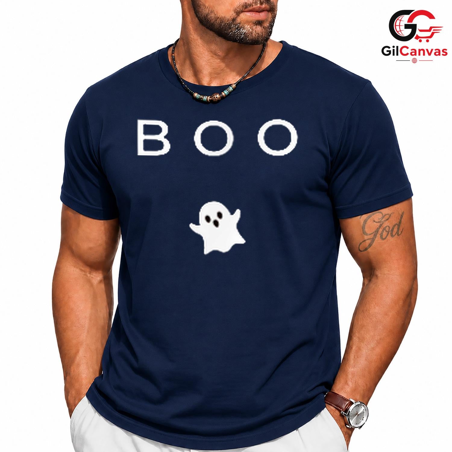 Boo Ghost Halloween Tee Shirt Unisex Spooky Event Gift Idea Kids And Adults