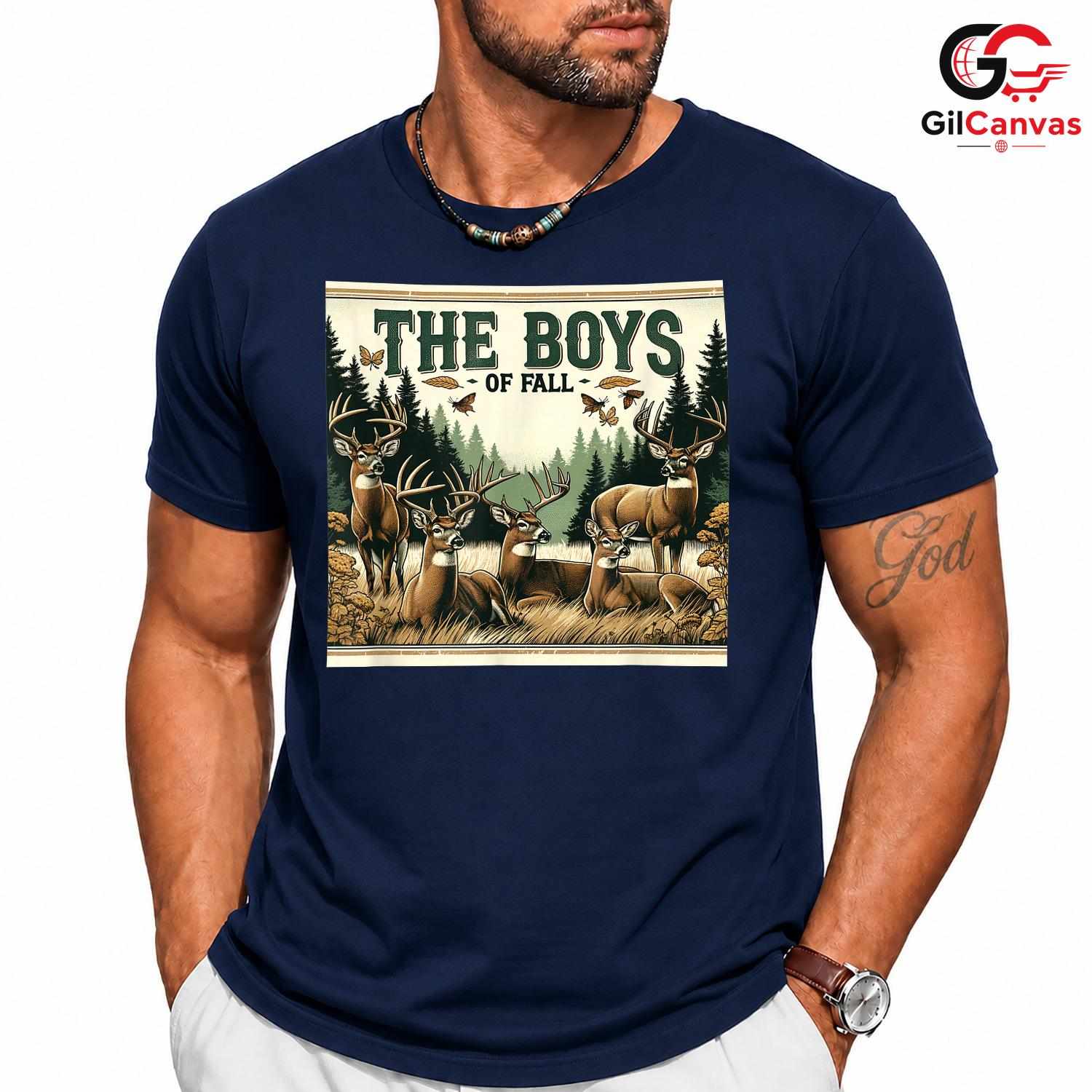 Boys Of Fall Sports T-Shirt Unisex Outdoor Nature Enthusiast Perfect Gift Idea