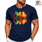 Colorful Tree Reflection Shirt Unisex Perfect Nature Lover Fall Season Gift