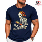 Cool Gaming Skeleton Halloween T-Shirt Unisex Perfect Gamer Birthday Gift