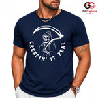 Creepin It Real Halloween T-Shirt Unisex Perfect Spooky Lover Gift For Teens