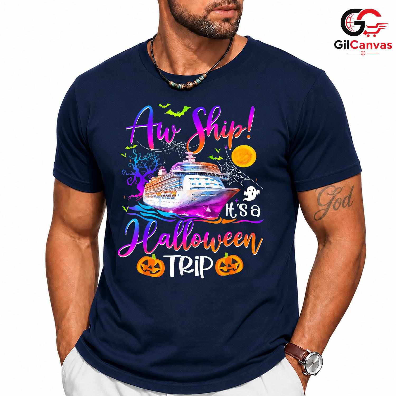 Cruise Squad Halloween Tee Shirt Unisex Aw Ship Fun Trip Gift For Lovers