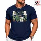 Cute Ghost Plant Lover Tee Shirt Unisex Spooky Botanical Gardening Gift Idea