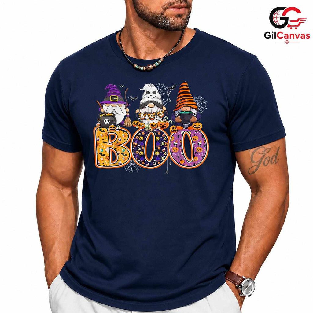 Cute Ghost Witch Boo Tee Shirt Unisex Fun Spooky Halloween Gift Idea For Kids