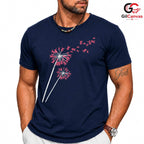 Dandelion Music Notes Tee Shirt Unisex Nature Enthusiast Gift For Music Lovers