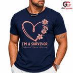 Endometrial Cancer Ribbon Tee Unisex Survivor Support Event Gift For Women